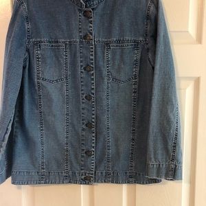 Chicos Design Denim Jacket Size 1